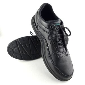 Rockport Men's Black Leather Lace Up Oxfords Shoes Work Walking Comfort 10.5